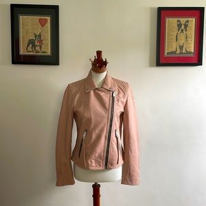 All Saints Dalby Biker Leather Jacket